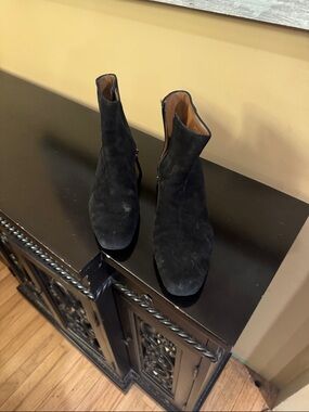 Aquatalia Black Suede Chukka Ankle Boots